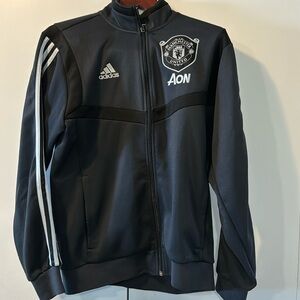 Adidas Manchester united zipper swear shirt.